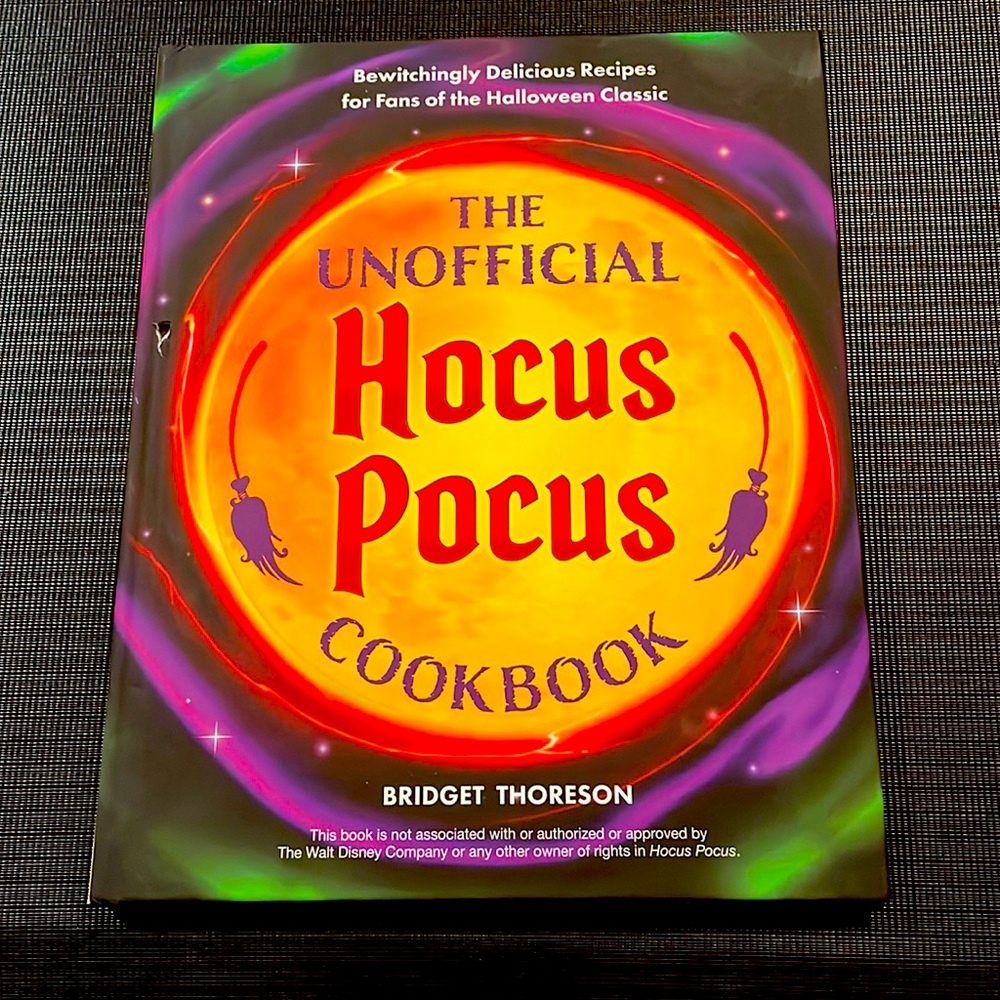 Hocus Pocus themed cookbook